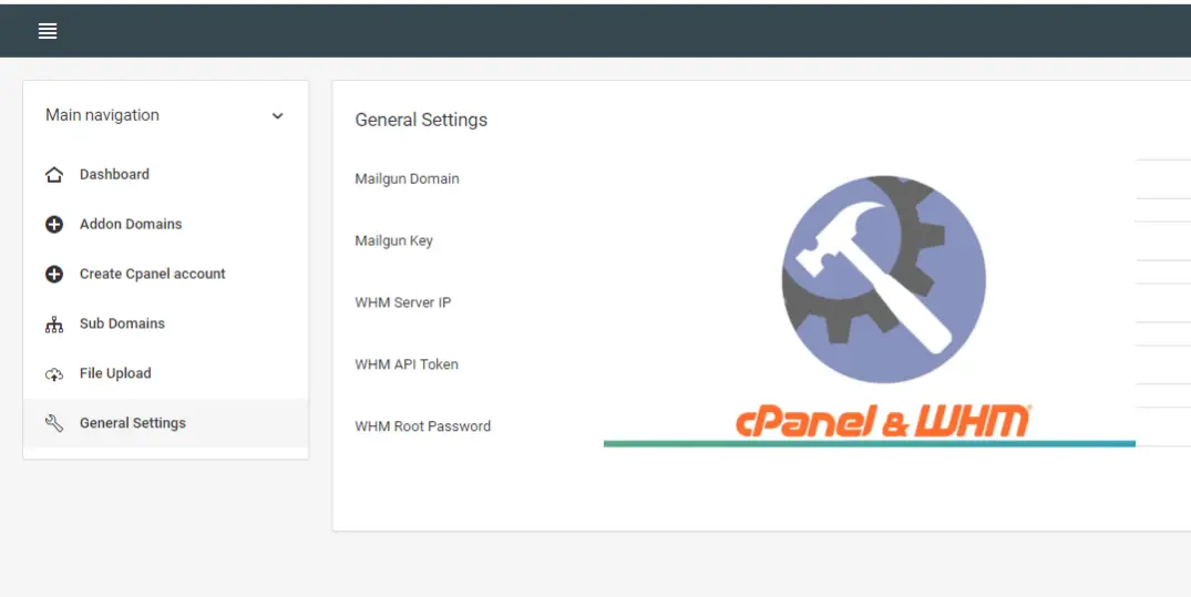WHM/Cpanel Management System
